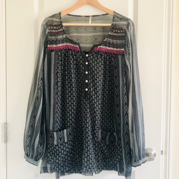 Free People Feather in the Wind tunic top - Picture 7 of 7